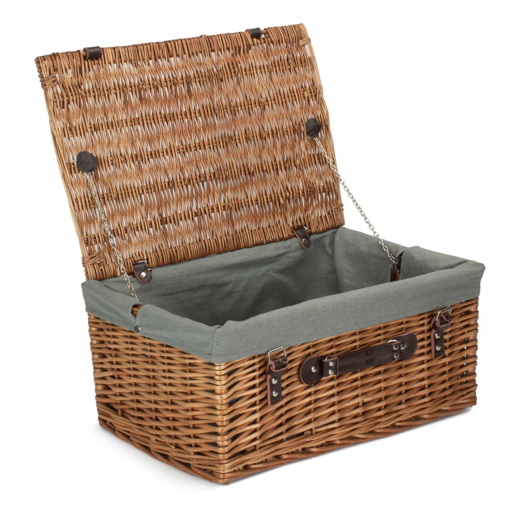 The Willow Basket Double Steamed 51cm Picnic Basket