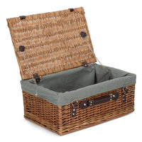 The Willow Basket 46cm Double Steamed Picnic Basket