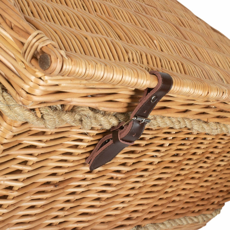The Willow Basket 72cm Rope Handled Trunk Picnic Basket
