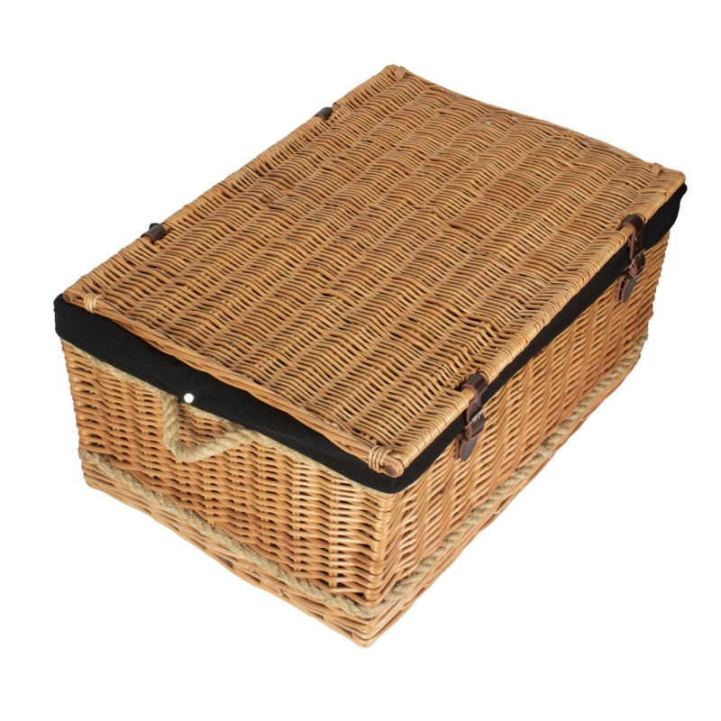 72cm Rope Handled Trunk Picnic Basket