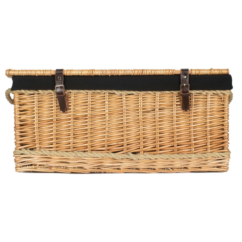 The Willow Basket 72cm Rope Handled Trunk Picnic Basket