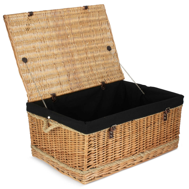 72cm Rope Handled Trunk Picnic Basket