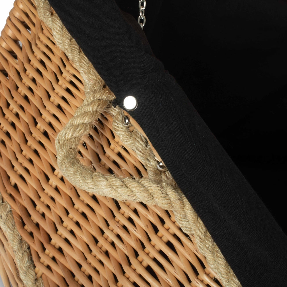 The Willow Basket 72cm Rope Handled Trunk Picnic Basket