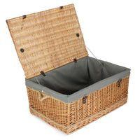 The Willow Basket 72cm Rope Handled Trunk Picnic Basket