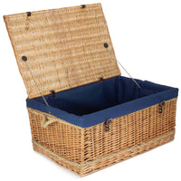The Willow Basket 72cm Rope Handled Trunk Picnic Basket