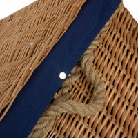 The Willow Basket 72cm Rope Handled Trunk Picnic Basket