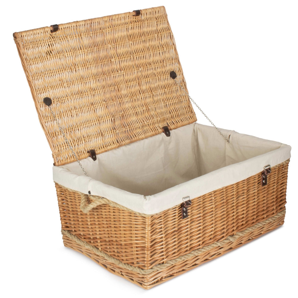 72cm Rope Handled Trunk Picnic Basket