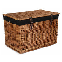 The Willow Basket 60cm Double Steamed Chest Picnic Basket