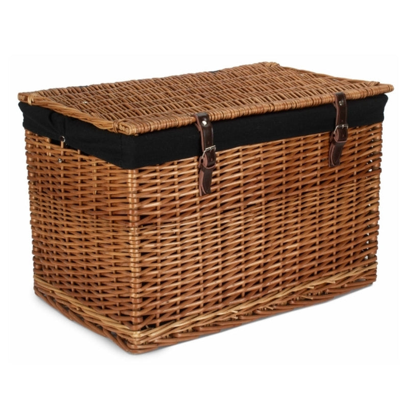 The Willow Basket 60cm Double Steamed Chest Picnic Basket