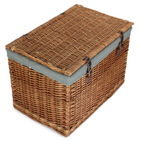 The Willow Basket 60cm Double Steamed Chest Picnic Basket