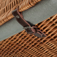 The Willow Basket 60cm Double Steamed Chest Picnic Basket