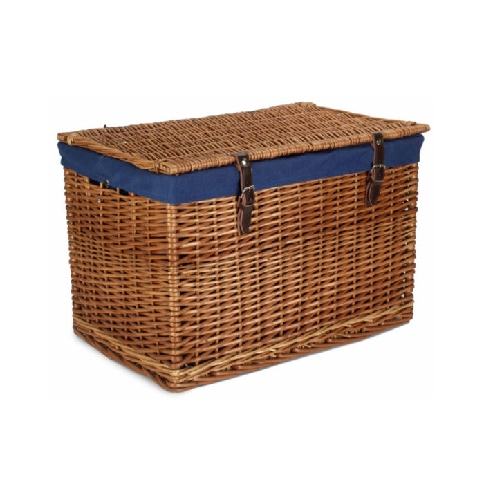 The Willow Basket 60cm Double Steamed Chest Picnic Basket
