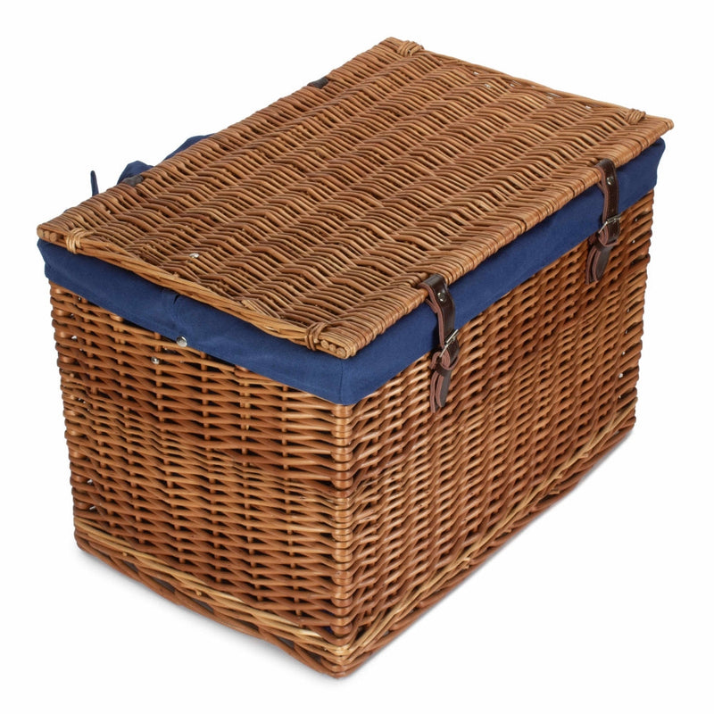 The Willow Basket 60cm Double Steamed Chest Picnic Basket