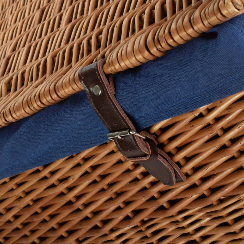 The Willow Basket 60cm Double Steamed Chest Picnic Basket