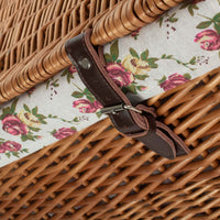 The Willow Basket 60cm Double Steamed Chest Picnic Basket