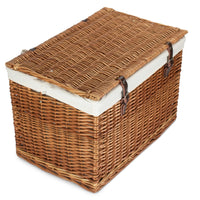 The Willow Basket 60cm Double Steamed Chest Picnic Basket