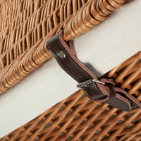 The Willow Basket 60cm Double Steamed Chest Picnic Basket