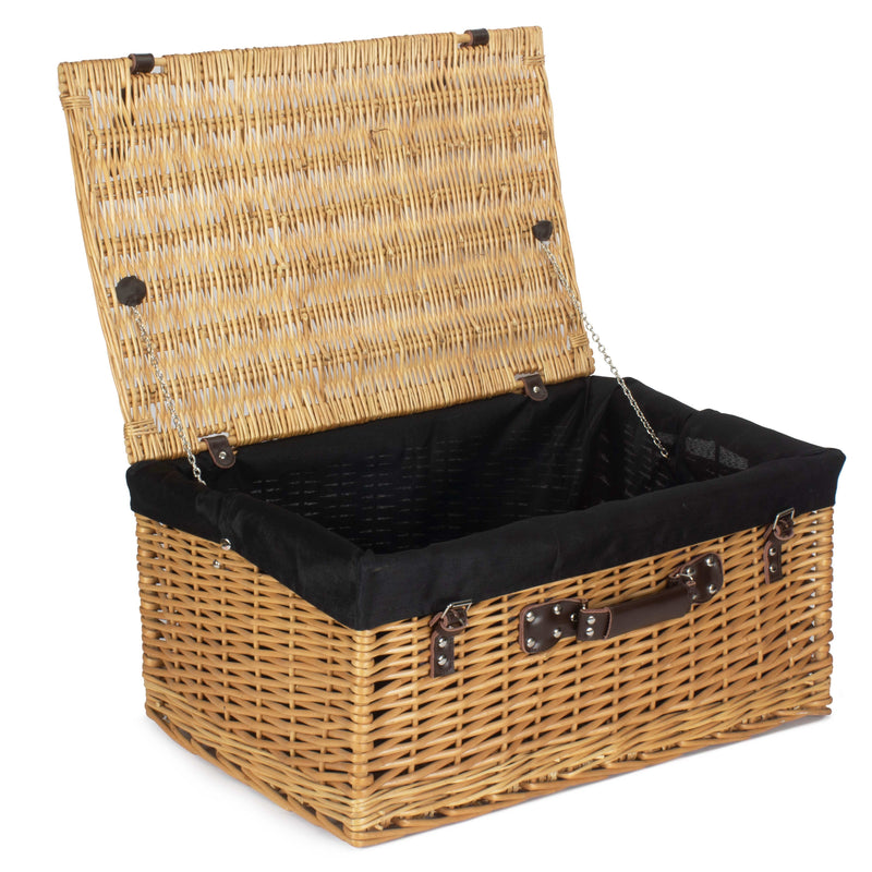 The Willow Basket Buff 62cm Picnic Basket