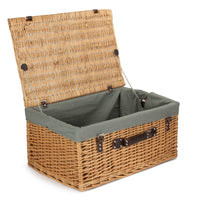 The Willow Basket Buff 62cm Picnic Basket