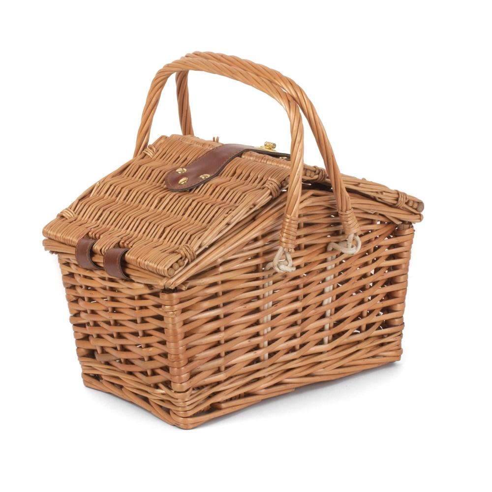 Light Steamed Swing Handle Hamper Picnic Basket