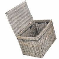 The Willow Basket 58cm Antique Wash Wicker Storage Basket