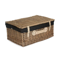 The Willow Basket 56cm Antique Wash Picnic Wicker Basket