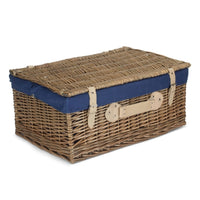 The Willow Basket 56cm Antique Wash Picnic Wicker Basket