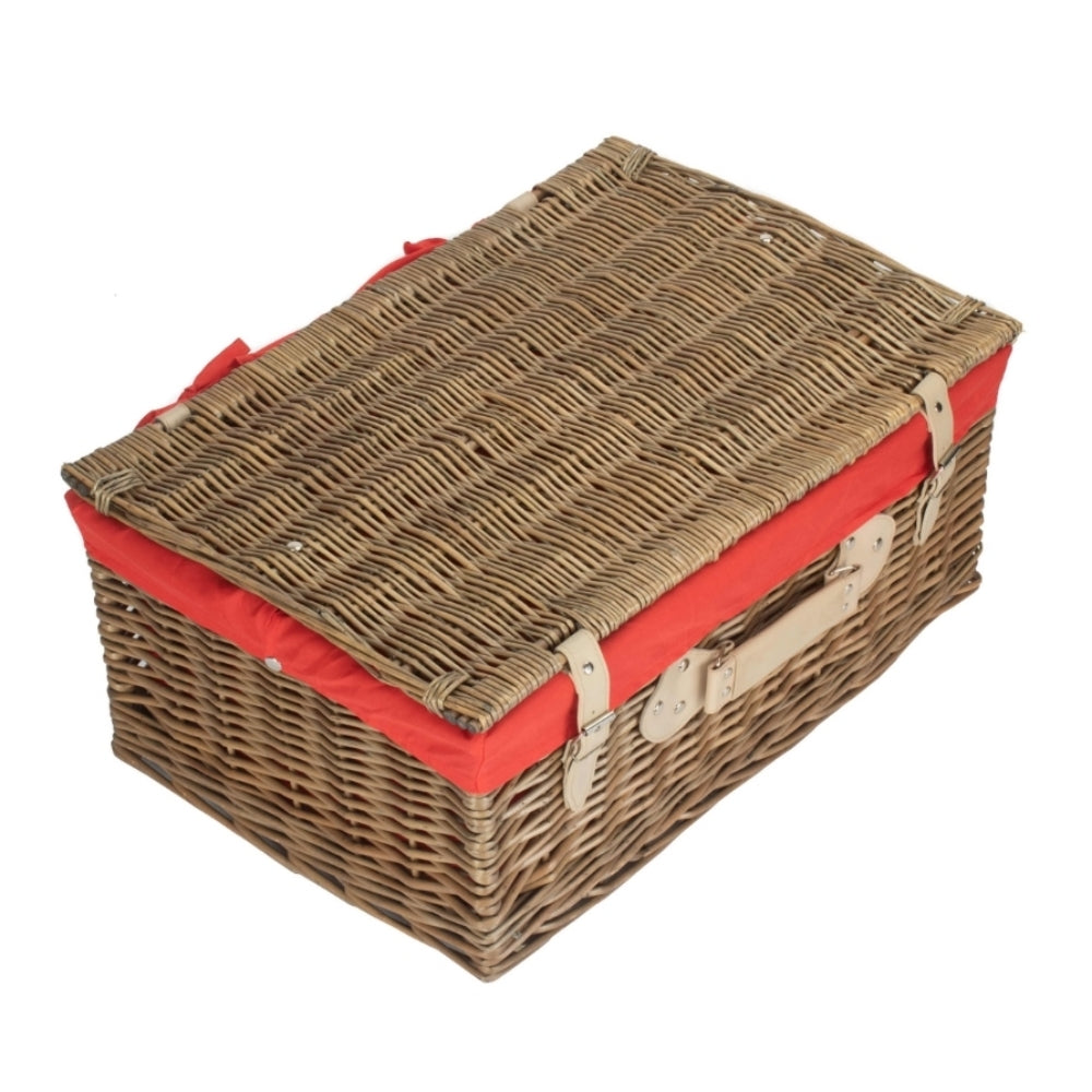 56cm Antique Wash Picnic Wicker Basket