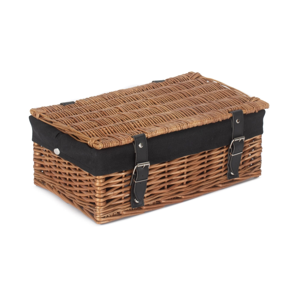 Double Steamed 35cm Empty Wicker Hamper Basket