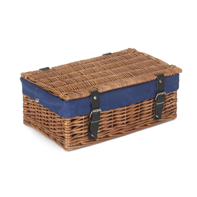 Double Steamed 35cm Empty Wicker Hamper Basket