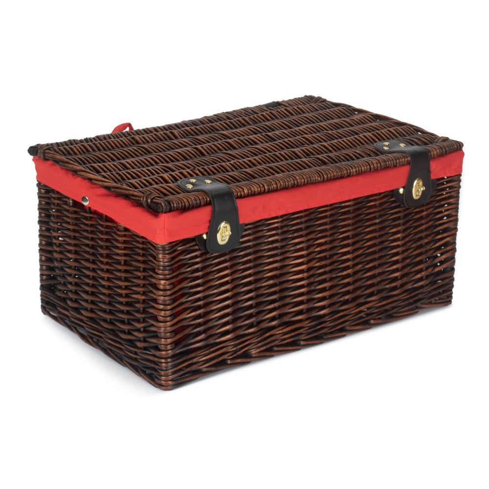 50cm Chocolate Brown Picnic Basket