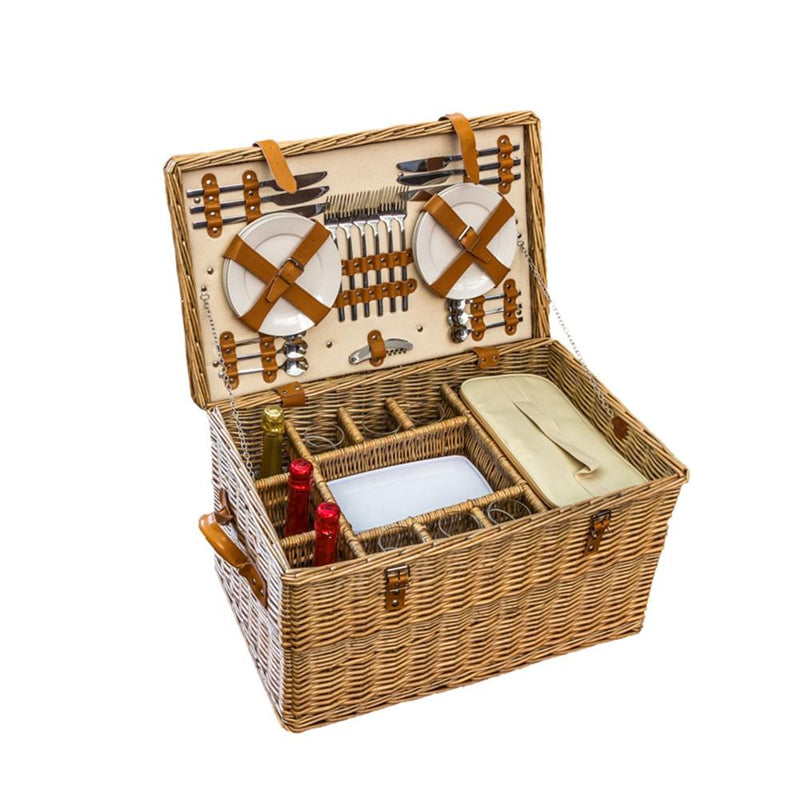 Bentley Fitted Wicker Picnic Basket