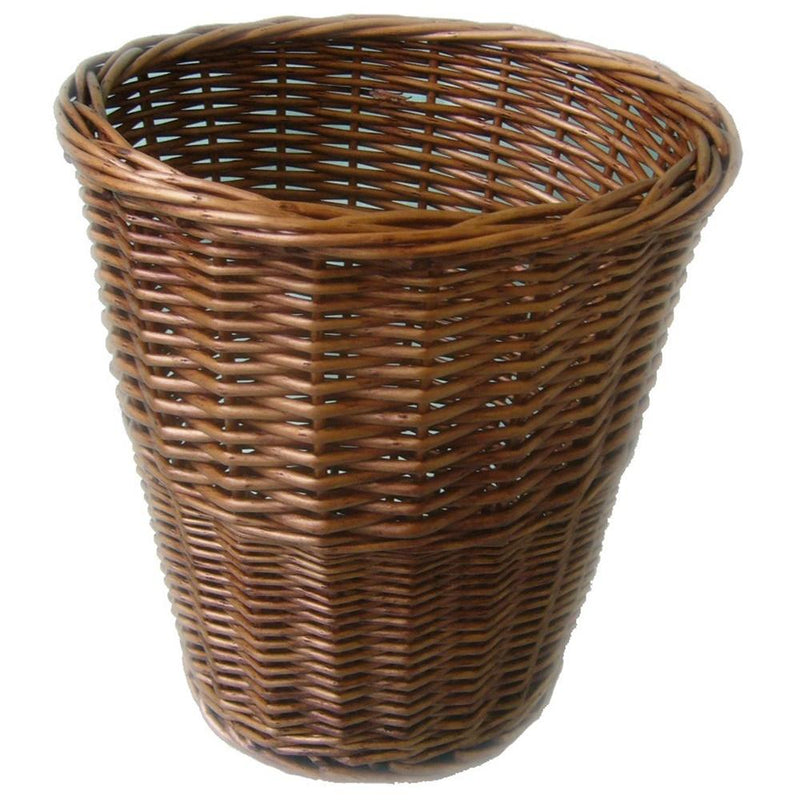 The Willow Basket Light Steamed Wicker Waste Paper Bin