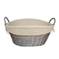 Antique Wash Finish Wash Basket