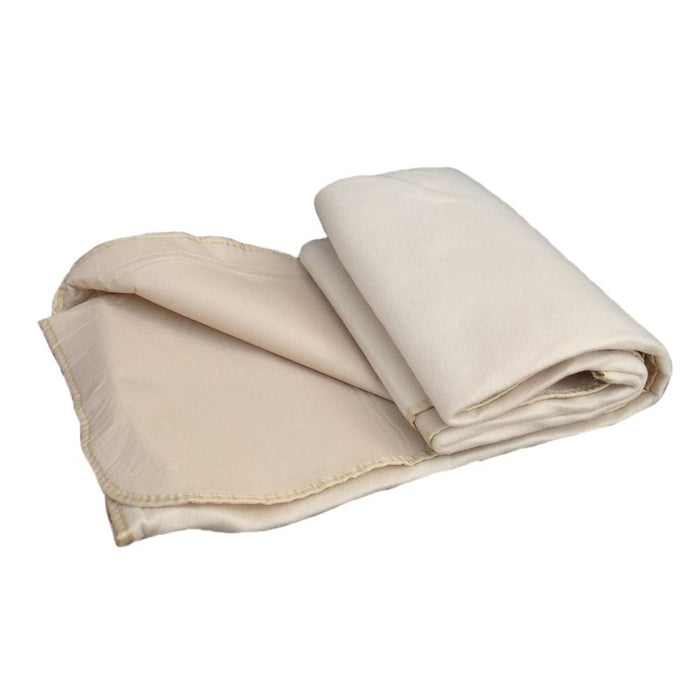 Cream Fleece Waterproof Backed Picnic Rug