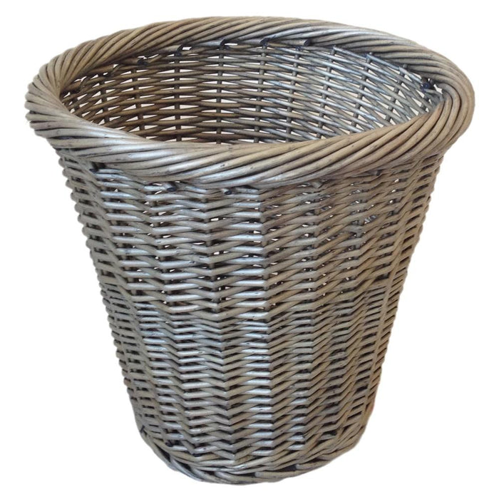 The Willow Basket Antique Wash Waster Paper Bin