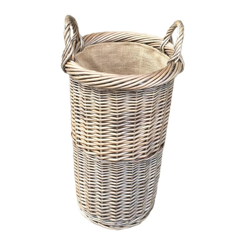 The Willow Basket Small Antique Wash Umbrella Stand