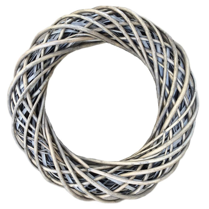 The Willow Basket Wicker Large Antique Wash Ring Wreath