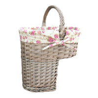 The Willow Basket Antique Wash Finished Stair Basket