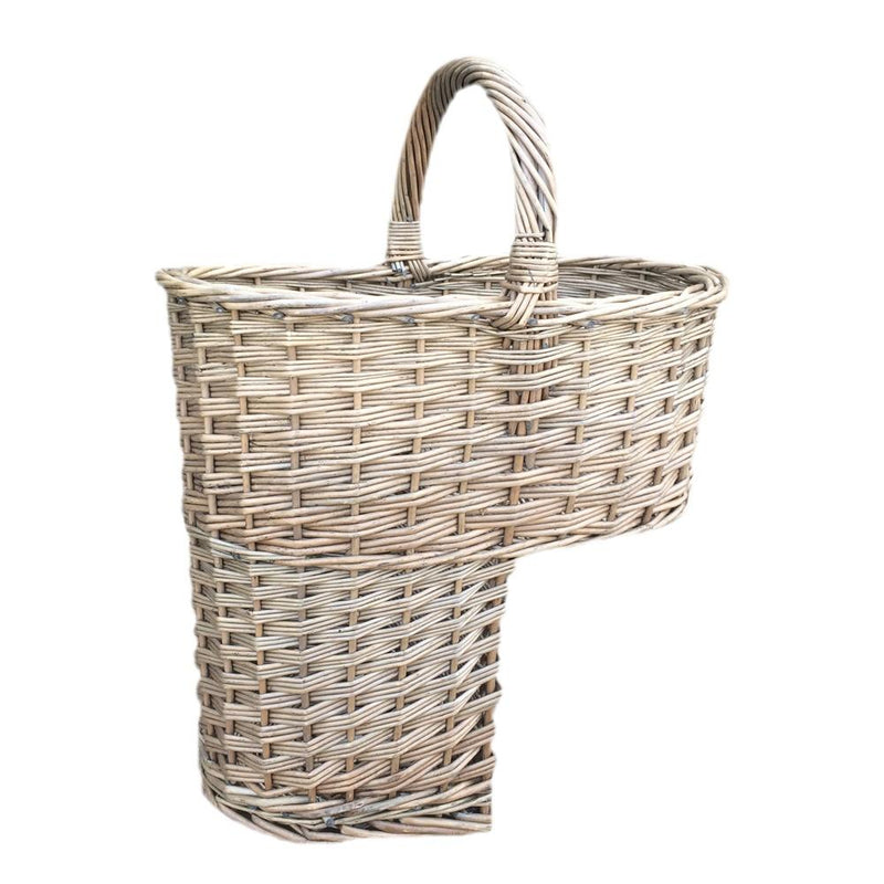 The Willow Basket Antique Wash Finished Stair Basket