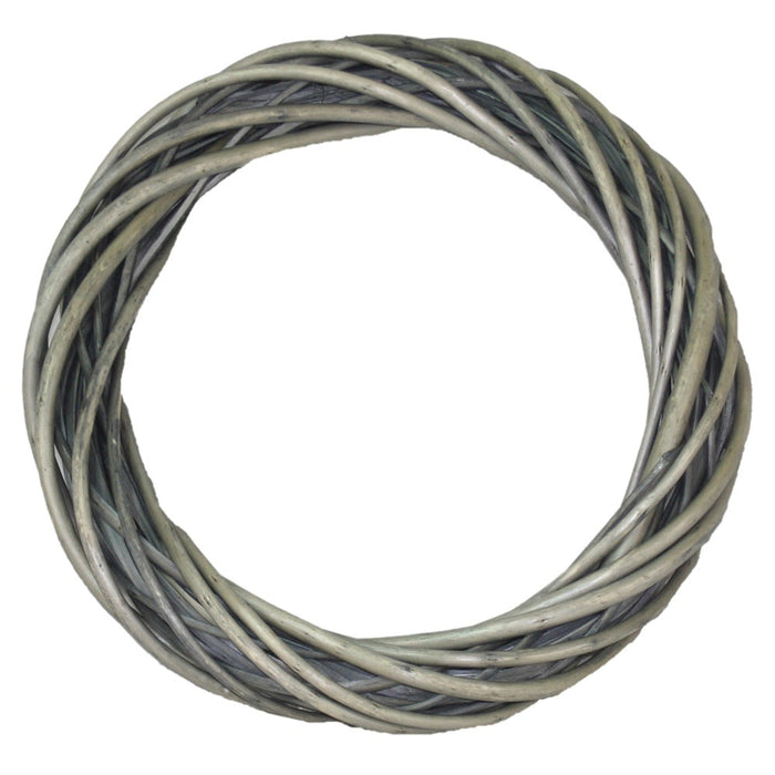 The Willow Basket Wicker Small Antique Wash Ring Wreath