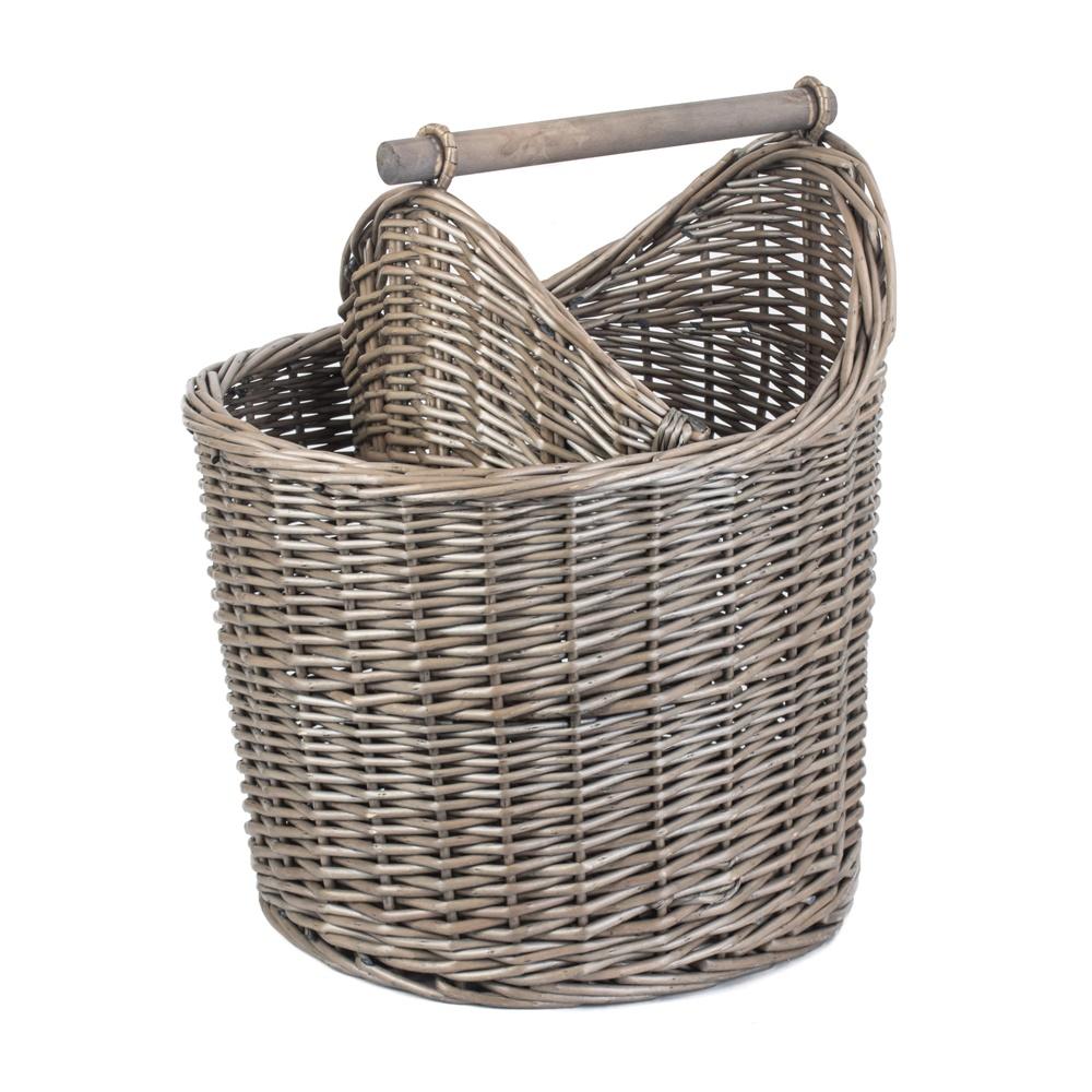 The Willow Basket Wicker Bathroom Basket