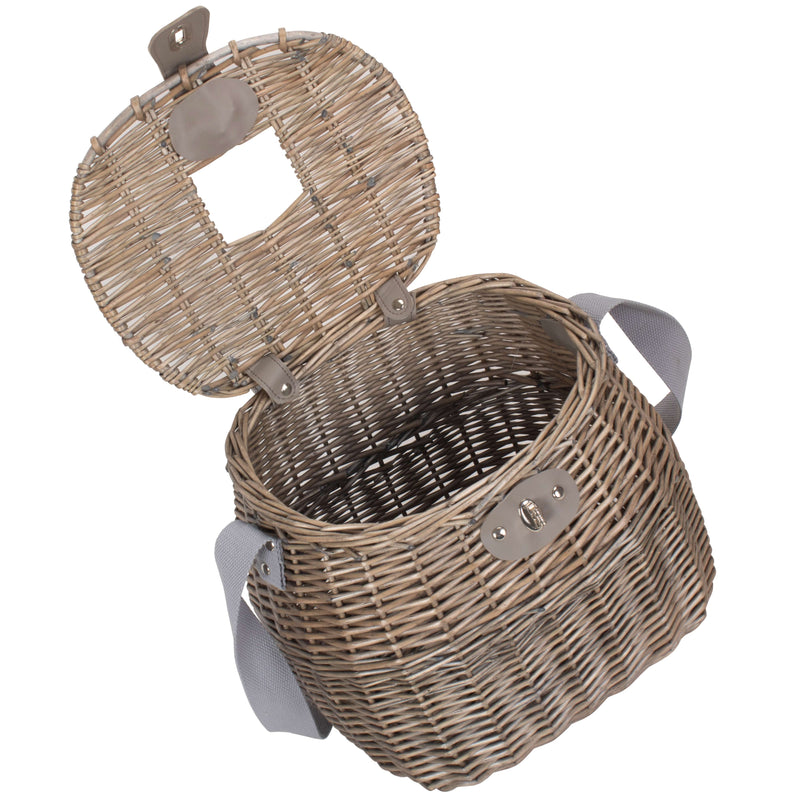 The Willow Basket Antique Wash Fishing Creel