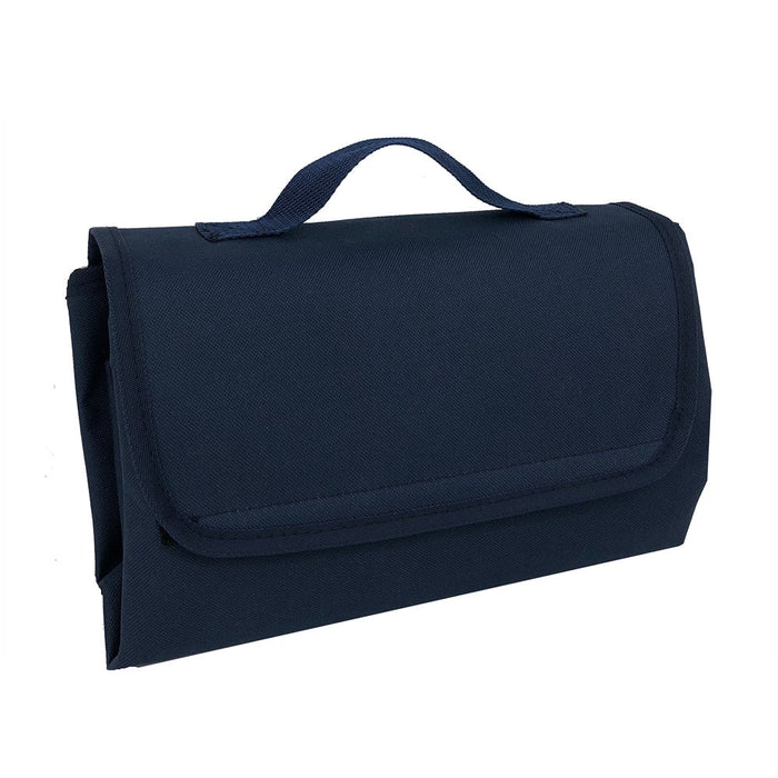 The Willow Basket Navy Blue Waterproof Picnic Blanket