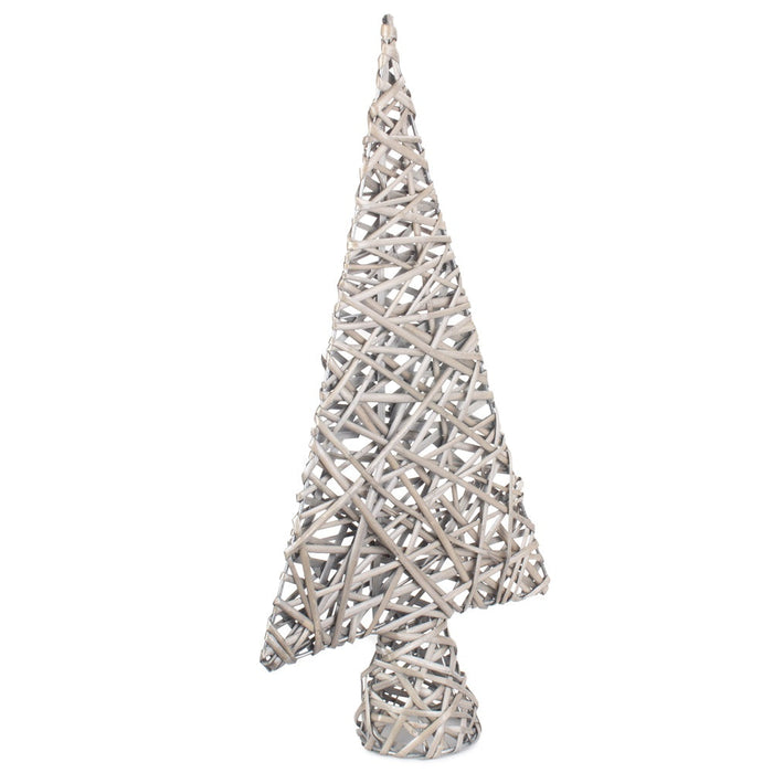 The Willow Basket Antique Wash Table Top Xmas Tree