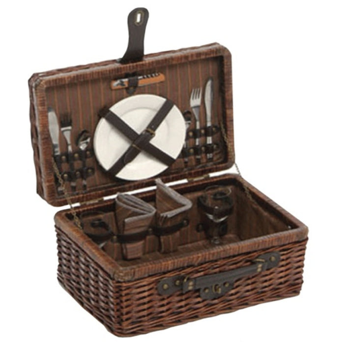 The Willow Basket 2 Person Romantic Fitted Picnic Hamper