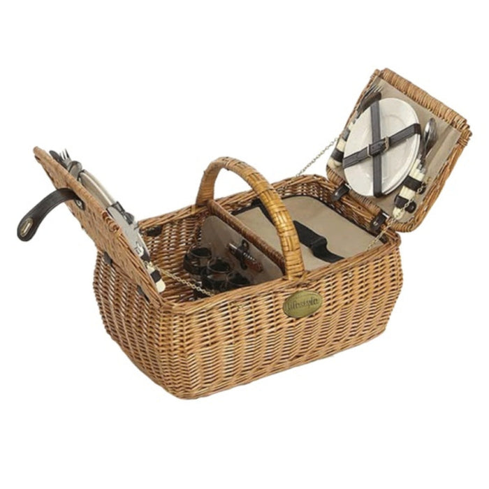 The Willow Basket 4 Person Dorothy Fitted Picnic Hamper