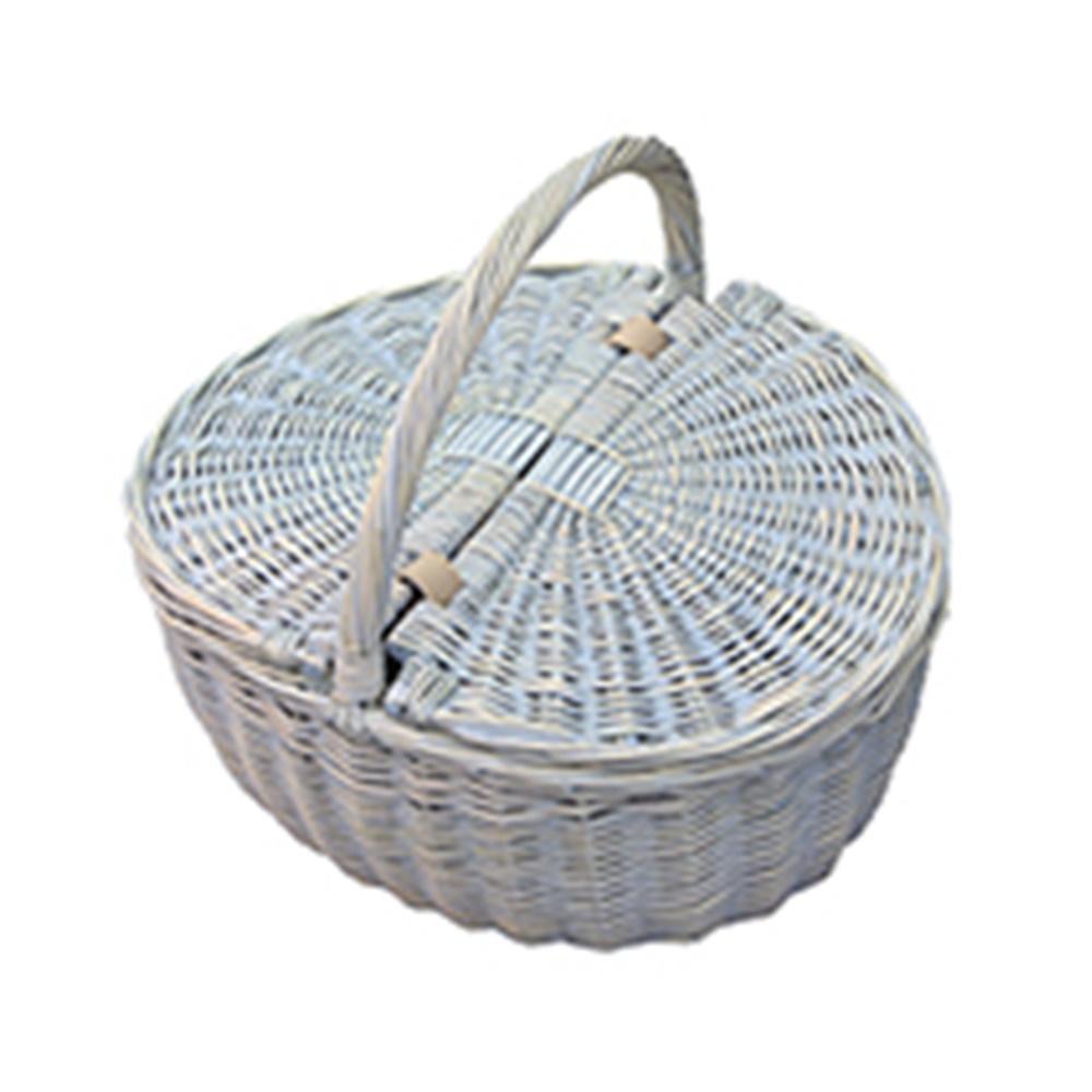 Provence Double Lidded Empty Picnic Basket