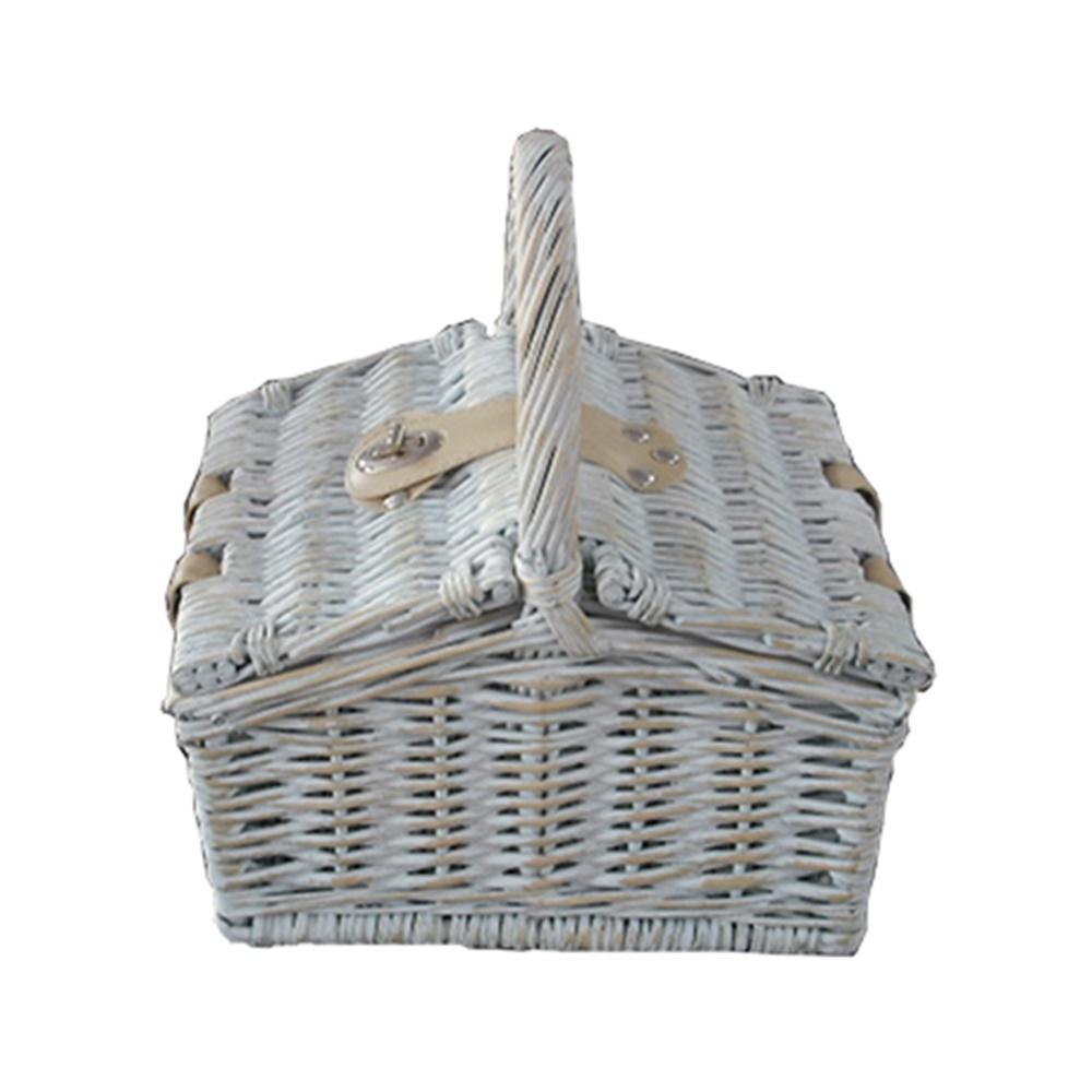 The Willow Basket Provence Mini Farmhouse Empty Picnic Basket