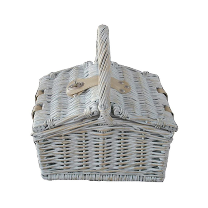 The Willow Basket Provence Mini Farmhouse Empty Picnic Basket
